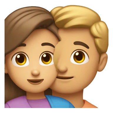 Familia de hombre mujer un gato sticker