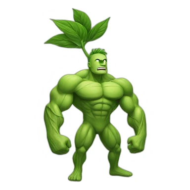 Plant Muscle Man sticker