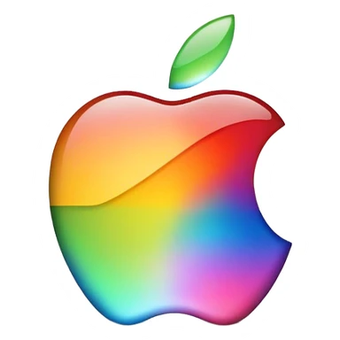 Apple logo sticker