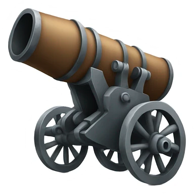 Small Cannon Emoji  sticker