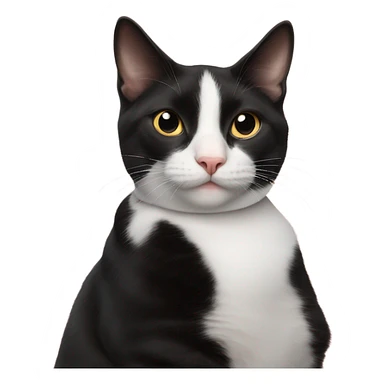 Tuxedo cat on girls lap sticker