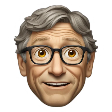 homeless bill gates sticker