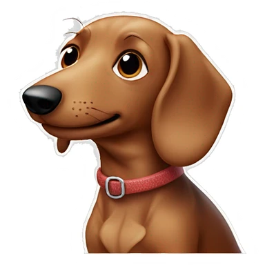 sausage dog ￼ sticker