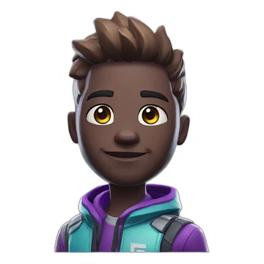 Galaxy Fortnite Skin sticker