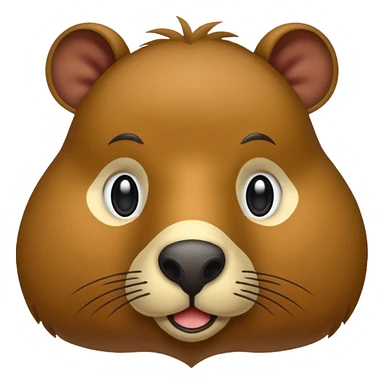 Vytvoř kapybaru s brýlemi sticker