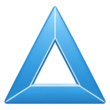 Triangle sticker