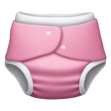 Pink sparkly diaper  sticker