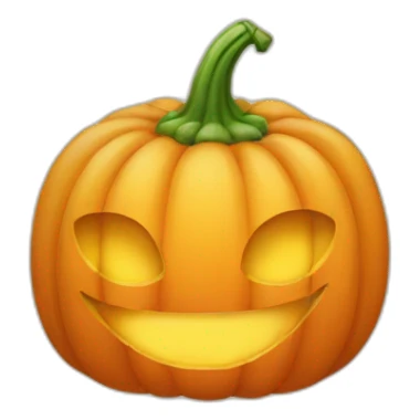 Citrouille heureuse sticker