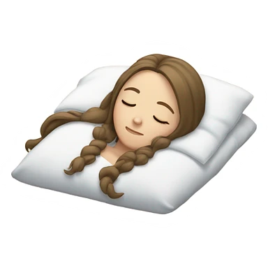 White girl Sleeping on floor sticker