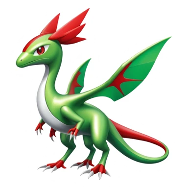 Modern Futuristic Flygon-Latias sticker