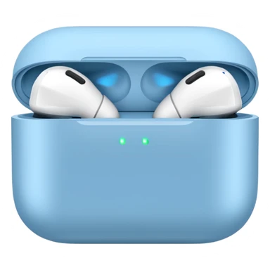 Airpods max light blue sticker