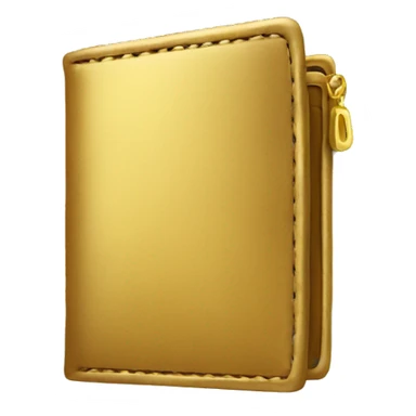 Golden wallet sticker