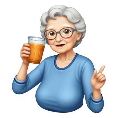 Grandma dunking sticker