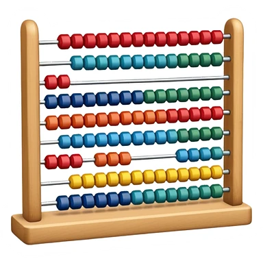 abacus counting device sticker