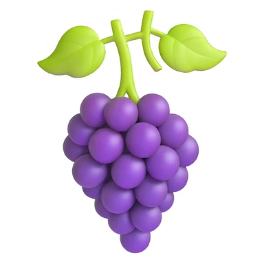 a single grape sticker