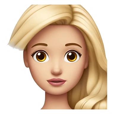 sad barbie sticker