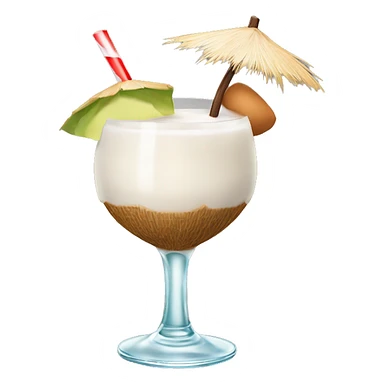 Puerto Rican drink called “coquito” which is coconut-based alcoholic beverage is similar to eggnog sticker