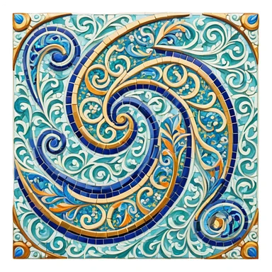 puzzled mystery pattern sticker