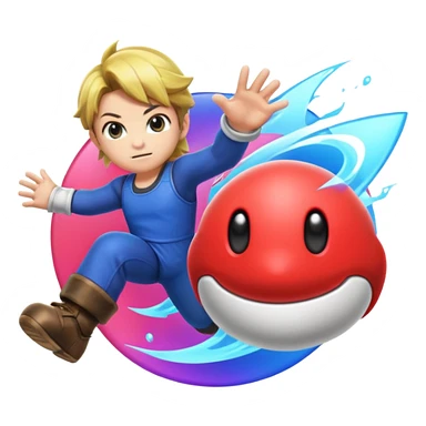 give me the logo of super smash bros ultimate sticker