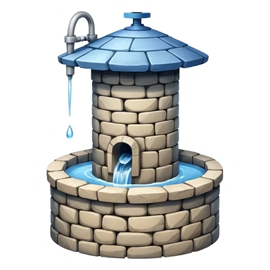 A water well sticker