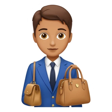 italian fashion with bag sticker