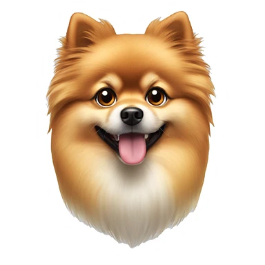 Dog spitz Pomeranian  sticker