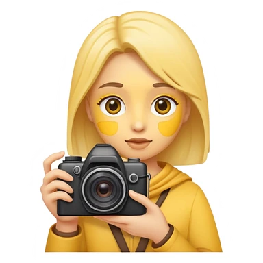Minoon with camera sticker