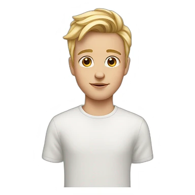 white boy with hoop earrings sticker