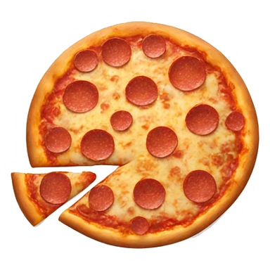 Pepperoni pizza sticker