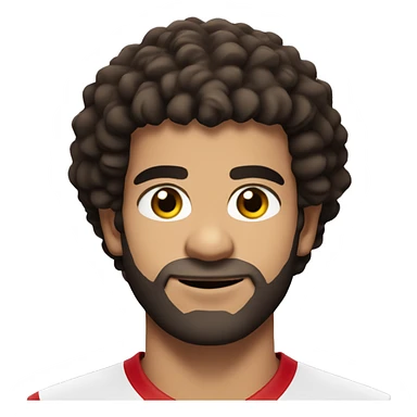 Mohamed Salah natural face sticker