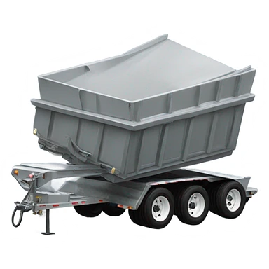 Dump trailer sticker