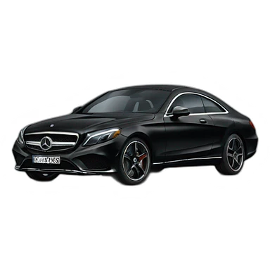 Benz emblame black sticker