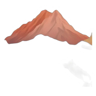 Mountain With colors sticker