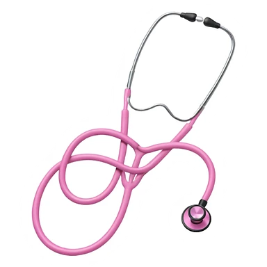 Pink stethoscope sticker
