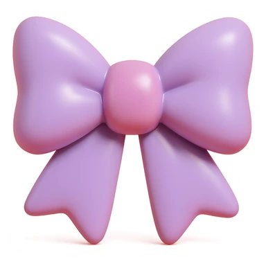gothic bow in vinyl figure style sticker