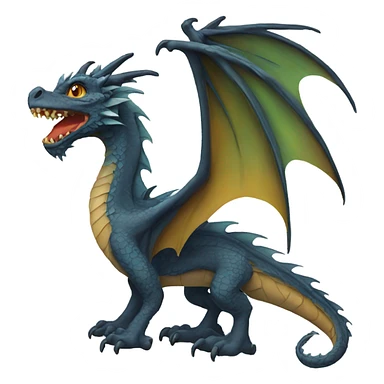 Fourth wing dragon  sticker