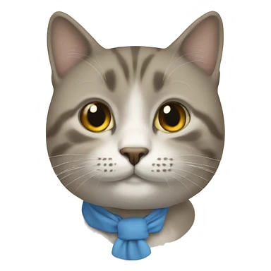 Un chat avec une moustache  sticker