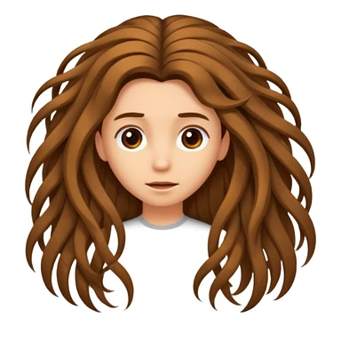 hair bad thin sticker