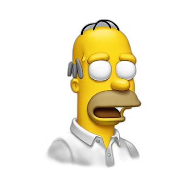 Homer simpon sticker