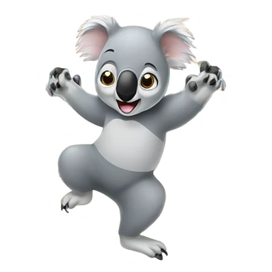 Koala bowling sticker