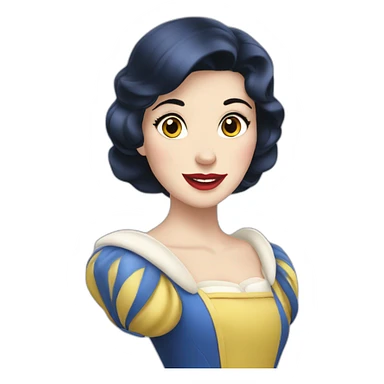 Blanche neige sticker