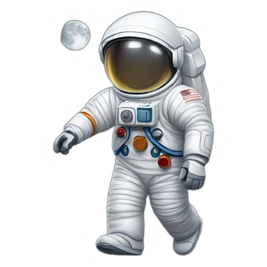 Moon Walker sticker