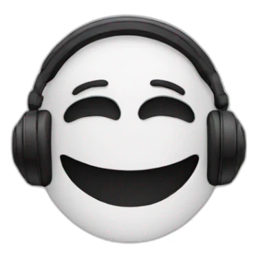 Emoji Listening music sticker
