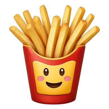 fries without face sticker