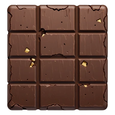  Broken chocolate bar sticker
