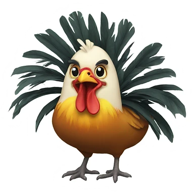 Jungle fowl  sticker