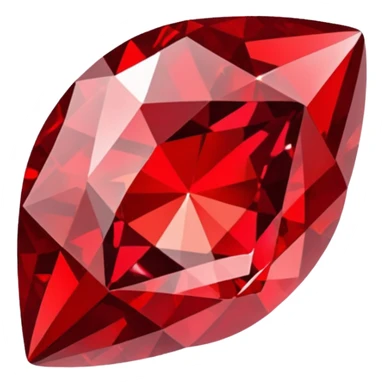 gem glitter red sticker