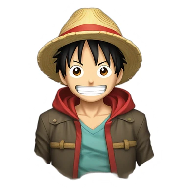 Luffy haki sticker