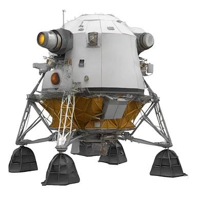 Lunar lander  sticker