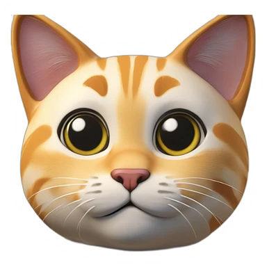 3d cat ultrarealistik 4k unreal engine 5 sticker